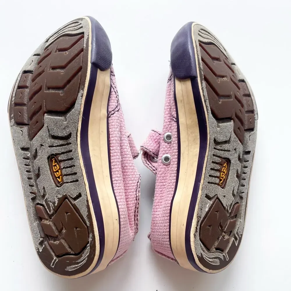 Toddler Girl's Keen Coronado Kids Pink Canvas Sneakers Size 10